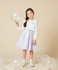 KGHCA03012 a.v.v KIDS(アー・ヴェ・ヴェ) [KIDS][セレモニー]パール調リボンポニー アイボリー