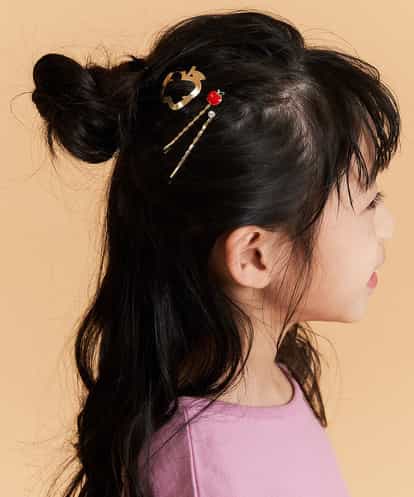 KGHFM15007 a.v.v KIDS [KIDS]フルーツヘアピン3SET