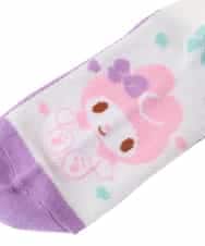 KGLAA01012 a.v.v KIDS(アー・ヴェ・ヴェ) [KIDS]【マイメロディ】3Pソックスセット ラベンダー