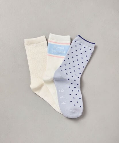 KGLAD01014 a.v.v KIDS [KIDS]【3点セット】スポーティーアソートソックス