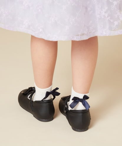 KGLCA02009 a.v.v KIDS [KIDS]リボン付きショートソックス