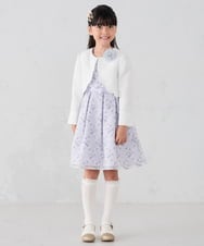 KGLCD03014 a.v.v KIDS(アー・ヴェ・ヴェ) [16-18cm/19-21cm]【セレモニー】フリルリボンハイソックス ホワイト