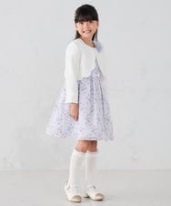 KGLCD03014 a.v.v KIDS(アー・ヴェ・ヴェ) [16-18cm/19-21cm]【セレモニー】フリルリボンハイソックス ホワイト