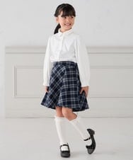 KGLCD03014 a.v.v KIDS(アー・ヴェ・ヴェ) [16-18cm/19-21cm]【セレモニー】フリルリボンハイソックス ホワイト