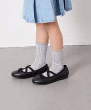 KGLGD10014 a.v.v KIDS(アー・ヴェ・ヴェ) 【19-21/22-24cm】【3点セット】アソートソックス ラベンダー