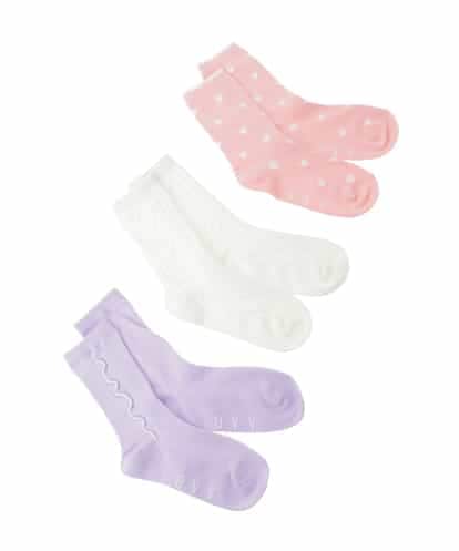 KGLGD11014 a.v.v KIDS 【19-21/22-24cm】【3点セット】アソートソックス