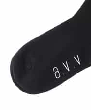 KGLGD13009 a.v.v KIDS(アー・ヴェ・ヴェ) 【19-21/22-24cm】ラインニーハイ ブラック