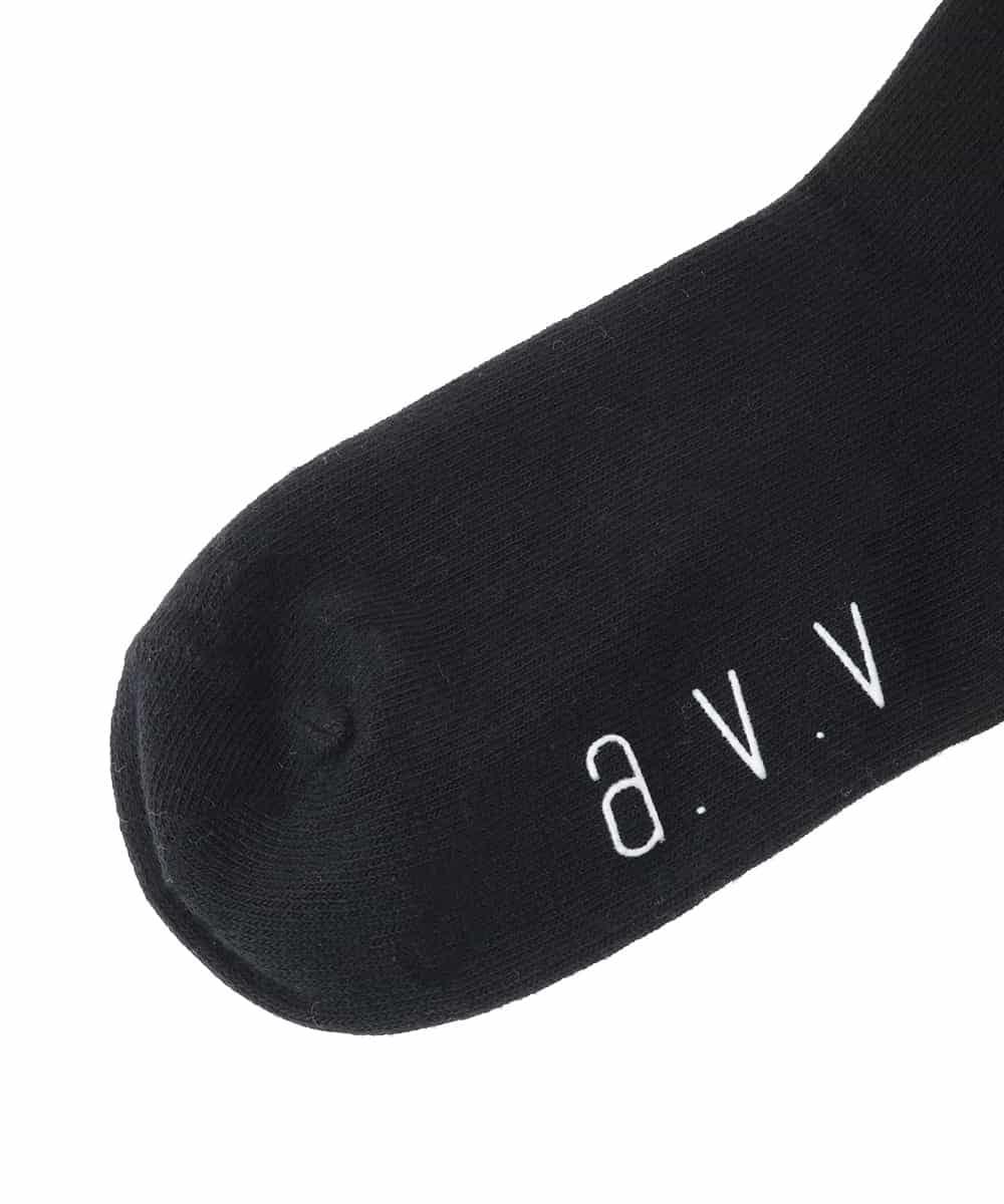 KGLGD13009 a.v.v KIDS(アー・ヴェ・ヴェ) 【19-21/22-24cm】ラインニーハイ ブラック
