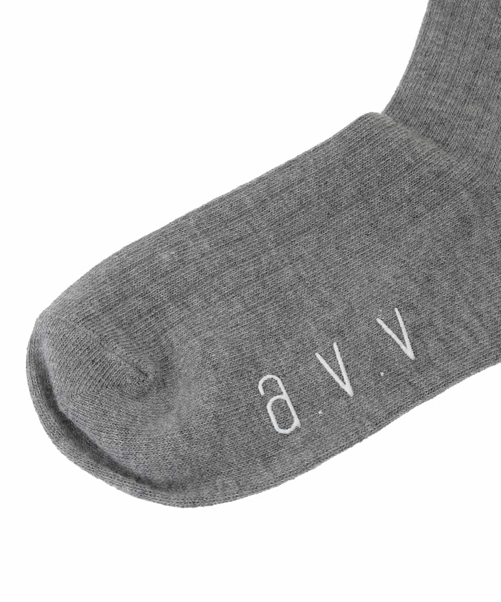 KGLGD14009 a.v.v KIDS(アー・ヴェ・ヴェ) 【19-21/22-24cm】サイドリボンニーハイ グレー