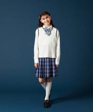 KGLTA01007 a.v.v KIDS(アー・ヴェ・ヴェ) [KIDS]【卒服/セレモニー】Aハイソックス ホワイト