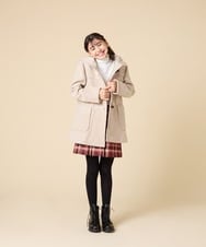 KGUAD06014 a.v.v KIDS(アー・ヴェ・ヴェ) [110/130/150size]ハートポイントタイツ グレー
