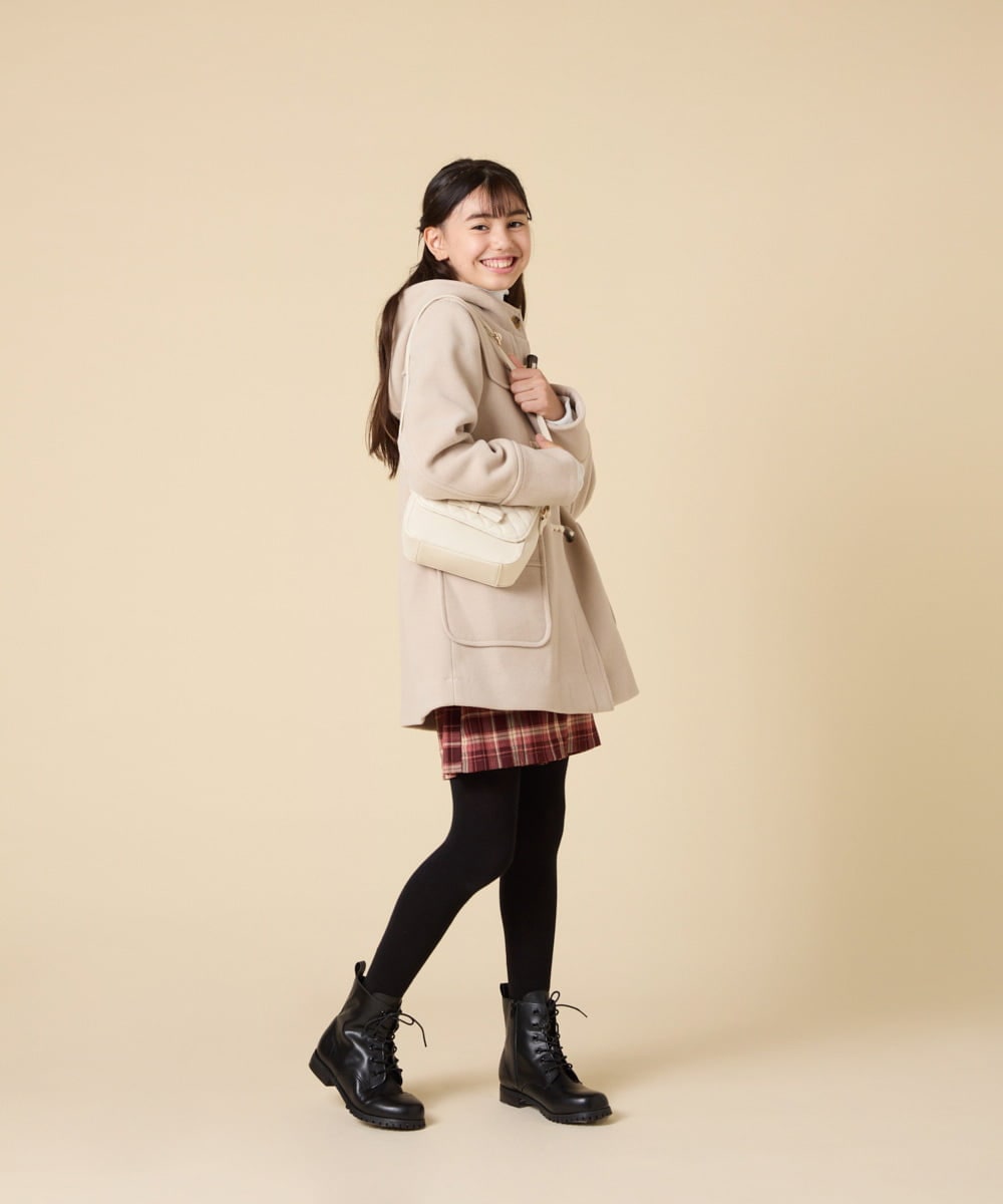 KGUAD06014 a.v.v KIDS(アー・ヴェ・ヴェ) [110/130/150size]ハートポイントタイツ グレー