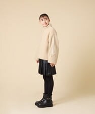 KGUAD07014 a.v.v KIDS(アー・ヴェ・ヴェ) [110/130/150size]ジャガードタイツ グレー