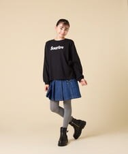 KGUAD07014 a.v.v KIDS(アー・ヴェ・ヴェ) [110/130/150size]ジャガードタイツ グレー