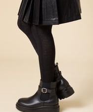 KGUAD07014 a.v.v KIDS(アー・ヴェ・ヴェ) [110/130/150size]ジャガードタイツ グレー