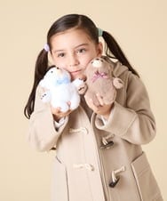 KGYAD01012 a.v.v KIDS(アー・ヴェ・ヴェ) [KIDS]【ギフト/キーホルダー】クマチャーム ベージュ