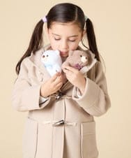 KGYAD01012 a.v.v KIDS(アー・ヴェ・ヴェ) [KIDS]【ギフト/キーホルダー】クマチャーム ベージュ