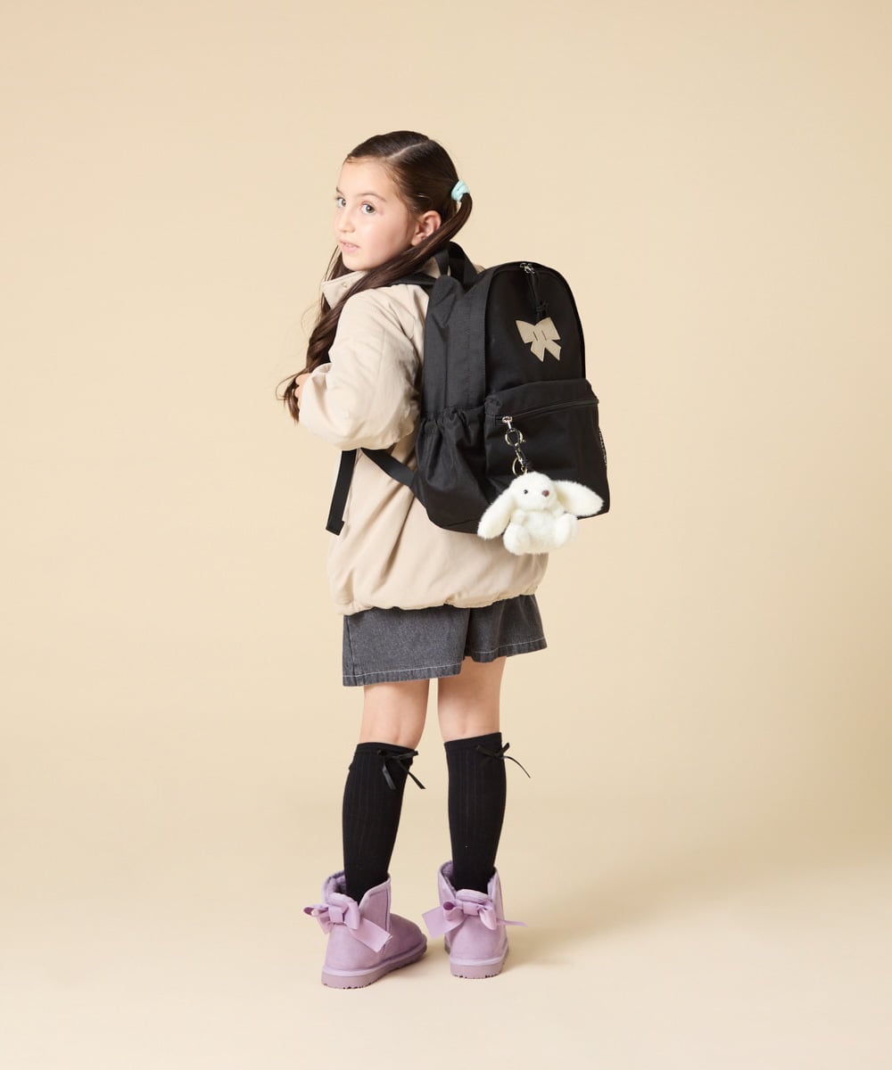 KGYAD02012 a.v.v KIDS(アー・ヴェ・ヴェ) [KIDS]【ギフト/キーホルダー】ウサチャーム ホワイト