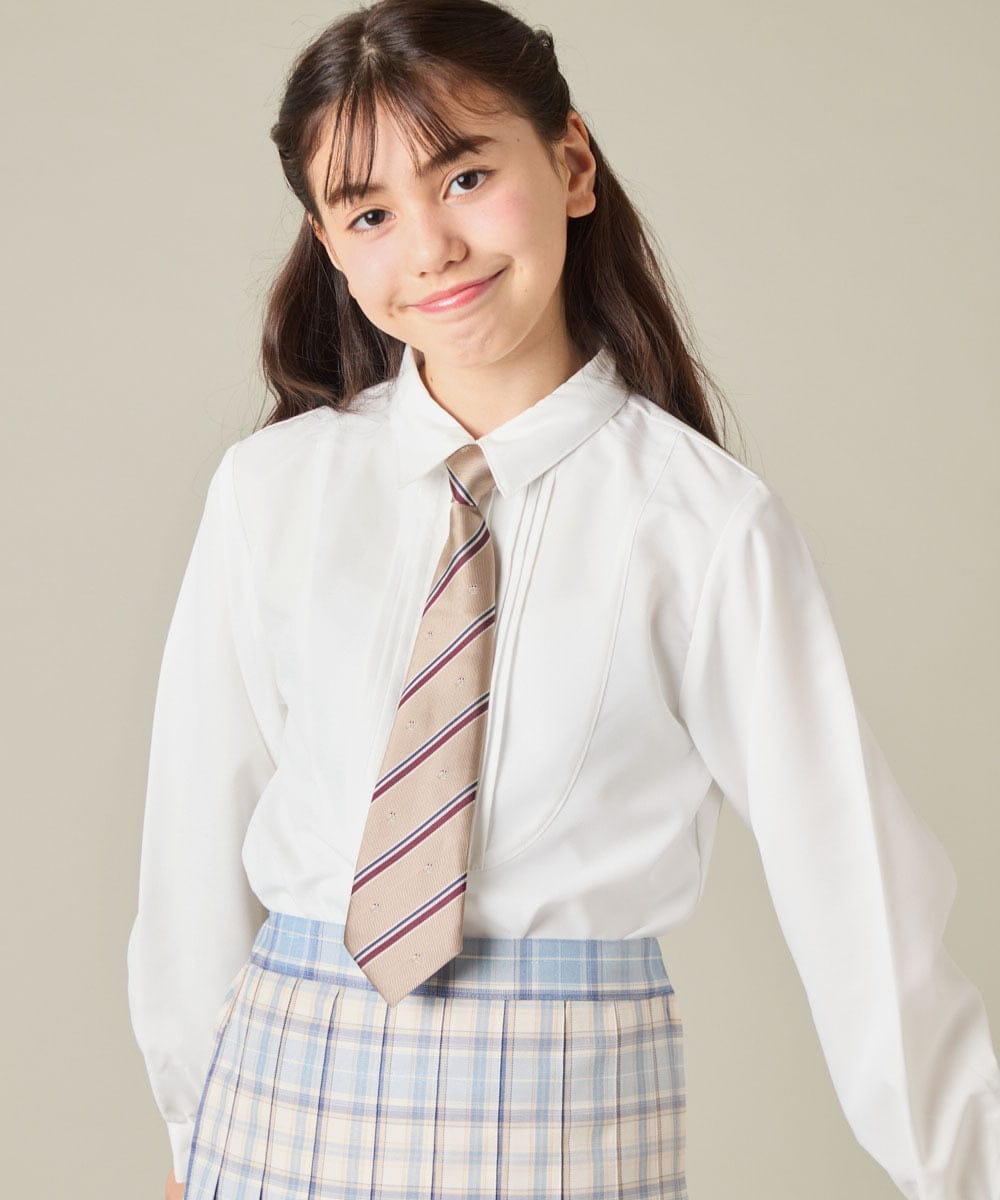 KGYBD02016 a.v.v KIDS(アー・ヴェ・ヴェ) [KIDS]【2026 卒服】スクールネクタイ ベージュ