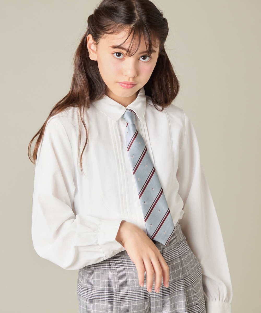 KGYBD02016 a.v.v KIDS(アー・ヴェ・ヴェ) [KIDS]【2026 卒服】スクールネクタイ ベージュ
