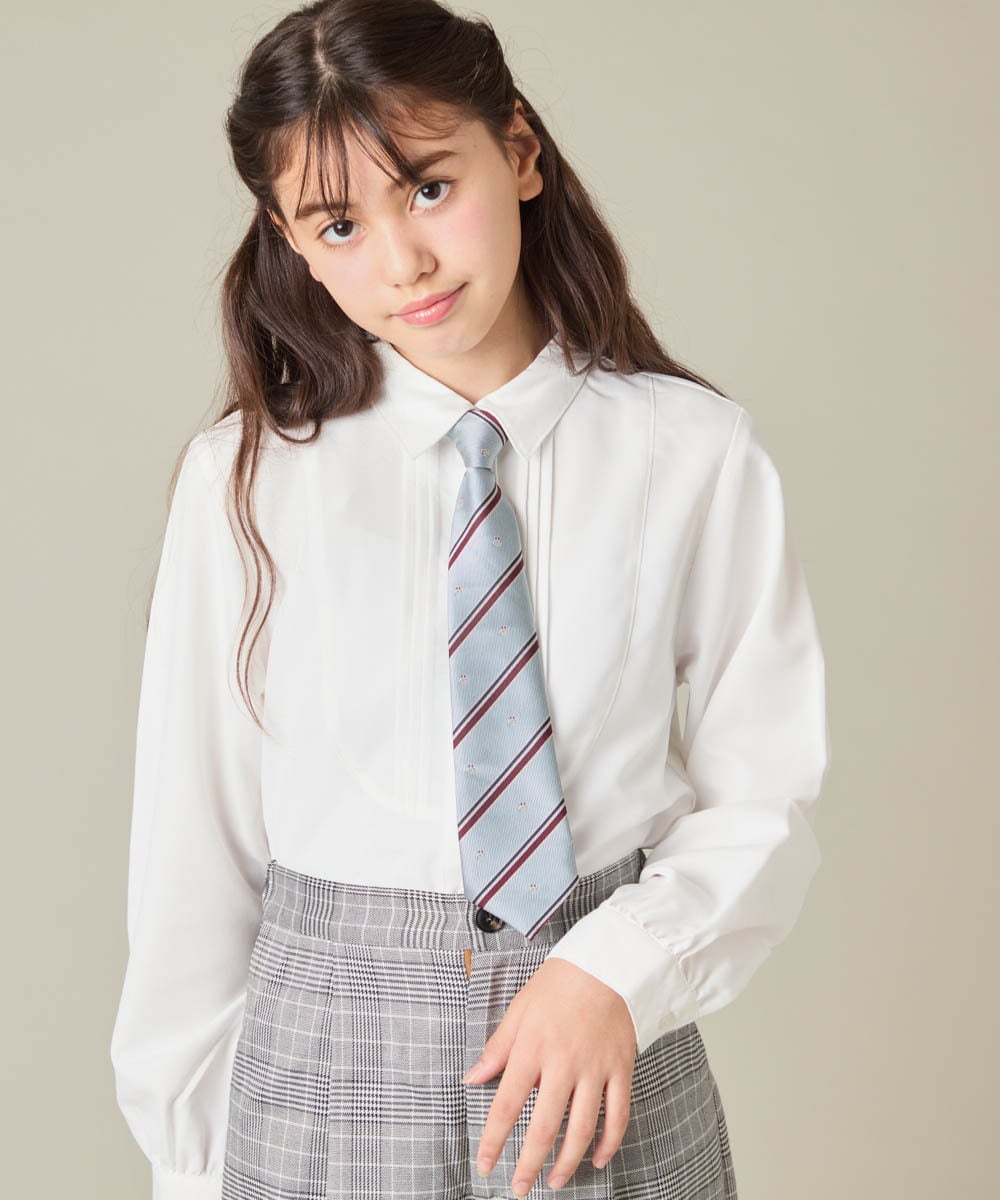 KGYBD02016 a.v.v KIDS(アー・ヴェ・ヴェ) [KIDS]【2026 卒服】スクールネクタイ ベージュ
