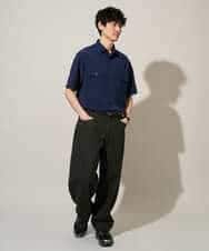 KHBGD53059 a.v.v MEN(アー・ヴェ・ヴェ) 〈接触冷感 / 吸水速乾〉リライトＷポケットシャツ【UVカット / ストレッチ / イージーケア / 洗濯機で洗える】 ダークグレー