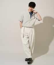 KHBGD78049 a.v.v MEN(アー・ヴェ・ヴェ) <新色&再入荷> ＼夏に嬉しい機能全部付き／　リライト オープンカラーシャツ ダークグレー