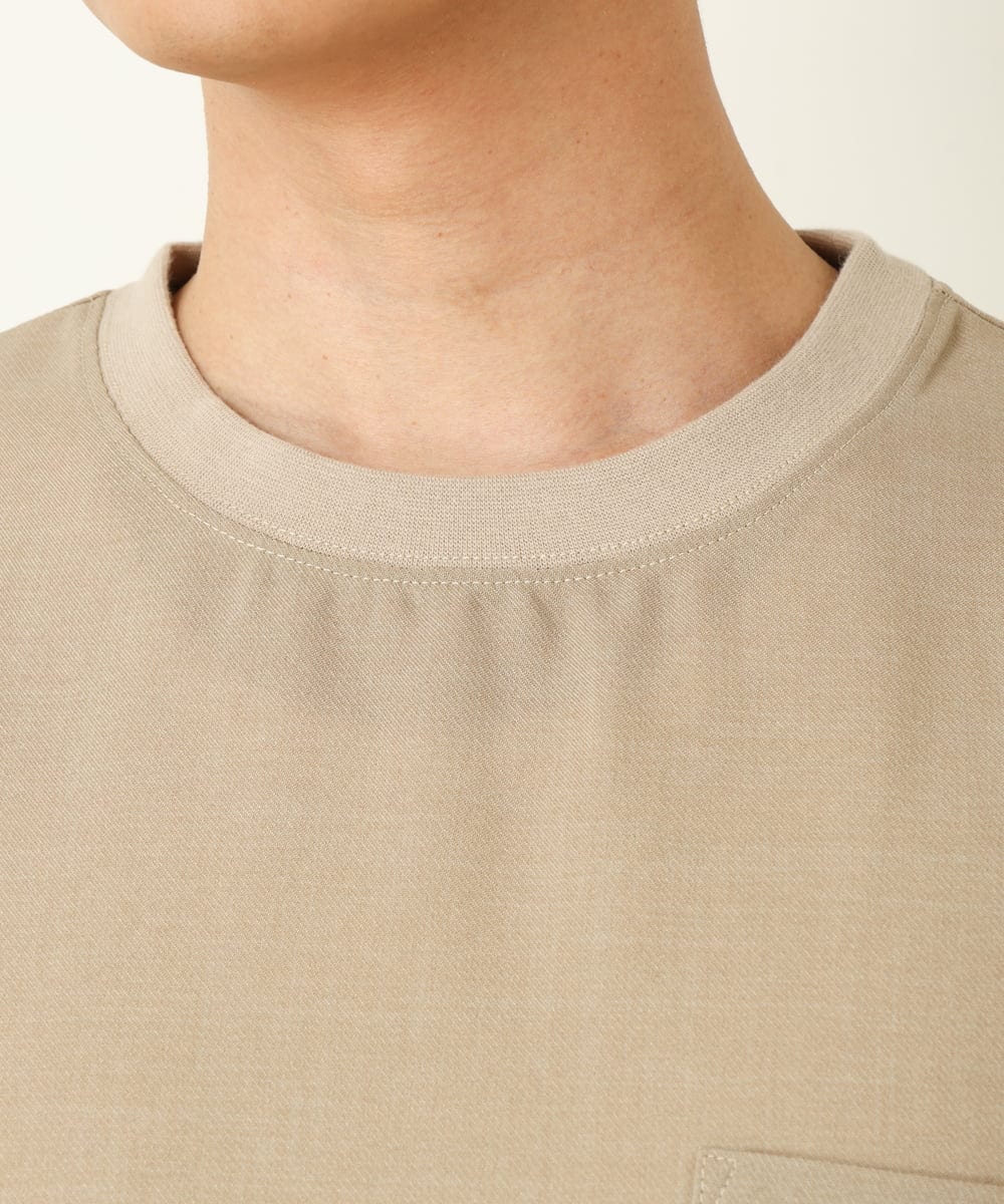 KHBHP62059 a.v.v MEN(アー・ヴェ・ヴェ) 【S-XXL/2SET】カットソー付きシャツプルオーバー ブラウン