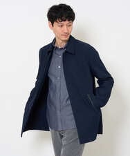 KHBKD21069 a.v.v MEN(アー・ヴェ・ヴェ) ＼上品に整う、大人のシャツ／ ヘリンボーンダブルフェイスシャツ【洗濯機で洗える/毛玉になりにくい】 グレー