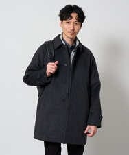 KHBKD21069 a.v.v MEN(アー・ヴェ・ヴェ) ＼上品に整う、大人のシャツ／ ヘリンボーンダブルフェイスシャツ【洗濯機で洗える/毛玉になりにくい】 グレー
