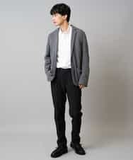 KHBLA20049 a.v.v MEN(アー・ヴェ・ヴェ) 人気No1シャツ【イージーケア/累計1.5万枚】サンライト起毛ストレッチシャツ【洗濯機で洗える/蓄熱保湿】 ホワイト