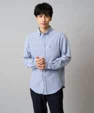 KHBLA20049 a.v.v MEN(アー・ヴェ・ヴェ) 人気No1シャツ【イージーケア/累計1.5万枚】サンライト起毛ストレッチシャツ【洗濯機で洗える/蓄熱保湿】 ホワイト