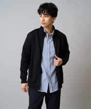 KHBLA20049 a.v.v MEN(アー・ヴェ・ヴェ) 人気No1シャツ【イージーケア/累計1.5万枚】サンライト起毛ストレッチシャツ【洗濯機で洗える/蓄熱保湿】 ホワイト