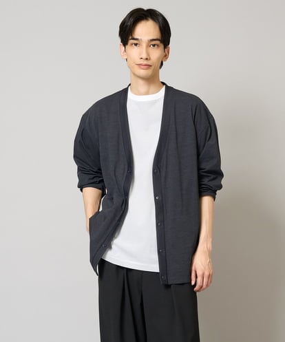KHCGA55059 a.v.v MEN 【接触冷感/毛玉になりにくい】さらさらタッチVネックカーディガン