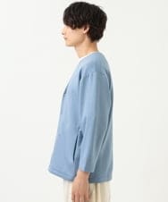 KHCGS10054 a.v.v MEN(アー・ヴェ・ヴェ) 【S-XXL】ライトダンボールカーディガン ライトブルー