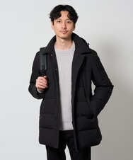 KHJAG07239 a.v.v MEN(アー・ヴェ・ヴェ) 2WAY ヘリンボーンダウンコート グレー