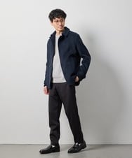 KHJAG09219 a.v.v MEN(アー・ヴェ・ヴェ) ライトビーバーショートジャケット ネイビー