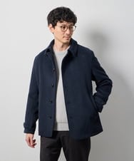 KHJAG09219 a.v.v MEN(アー・ヴェ・ヴェ) ライトビーバーショートジャケット ネイビー