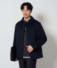 KHJAG09219 a.v.v MEN(アー・ヴェ・ヴェ) ライトビーバーショートジャケット ネイビー
