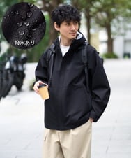 KHJED01109 a.v.v MEN(アー・ヴェ・ヴェ) ＼去年の人気No.1ジャケット／　SORONAラミネートコーティングマウンテンパーカー【撥水・防風・花粉防止・ストレッチ】 ブラック