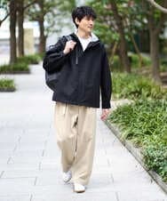KHJED01109 a.v.v MEN(アー・ヴェ・ヴェ) ＼去年の人気No.1ジャケット／　SORONAラミネートコーティングマウンテンパーカー【撥水・防風・花粉防止・ストレッチ】 ブラック