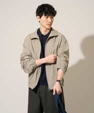 KHJED07129 a.v.v MEN(アー・ヴェ・ヴェ) ジップアップスタンドカラーブルゾン ベージュ
