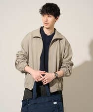KHJED07129 a.v.v MEN(アー・ヴェ・ヴェ) ジップアップスタンドカラーブルゾン ベージュ