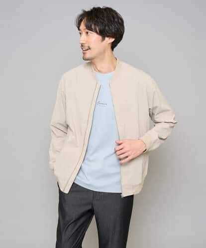 KHJFD17099 a.v.v MEN 【イージーケア/洗濯機で洗える/毛玉になりにくい/ストレッチ】リライトリブブルゾン