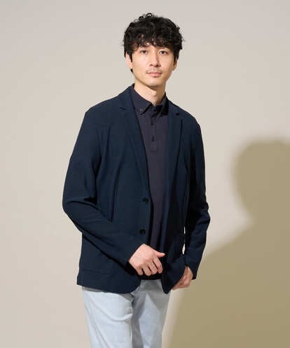 KHJGD16099 a.v.v MEN スラブカノコ スマートジャケット 【イージーケア/洗濯機で洗える/ストレッチ】