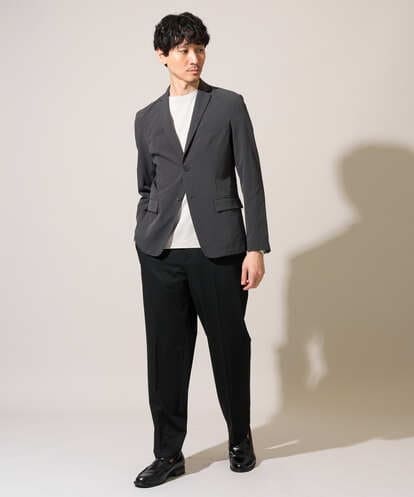 KHJHD75129 a.v.v MEN 【接触冷感/洗濯機で洗える/遮熱/毛玉・シワになりにくい/イージーケア/ストレッチ】ドットストレッチスマートジャケット