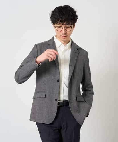 KHJKD71139 a.v.v MEN 【スマート/イージーケア/洗濯機で洗える/毛玉になりにくい/ストレッチ】ストレッチビキモウコンバーチブルスマートジャケット