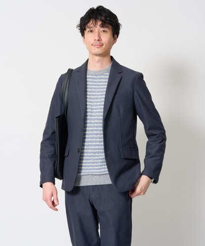 KHJKD72129 a.v.v MEN 【スマート/イージーケア/洗濯機で洗える/ストレッチ】コールダブルフェイスストレッチスマートジャケット