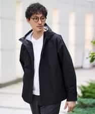 KHJLA01099 a.v.v MEN(アー・ヴェ・ヴェ) 【軽撥水/防風】SORONAラミネートコーティングスプリングマウンテンパーカー ブラック