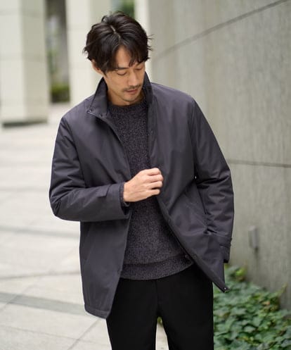 KHJLA20139 a.v.v MEN 【軽撥水/防風】SORONA中綿スタンドブルゾン